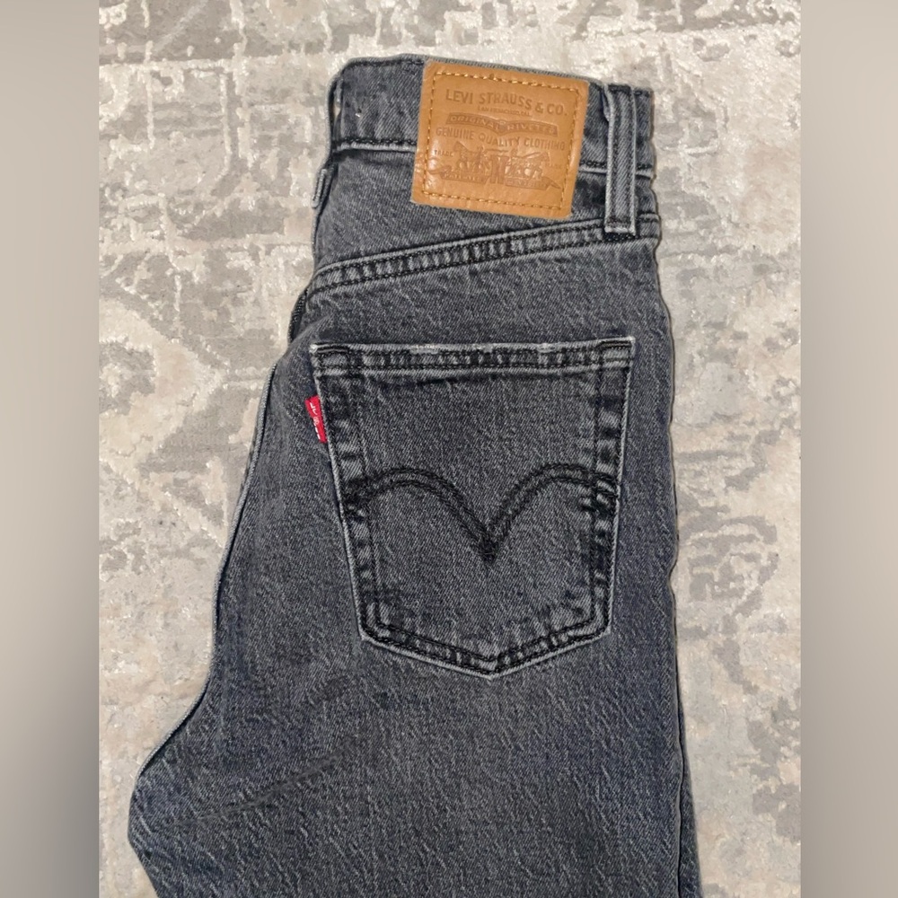 Levi's Ribcage Women Grey Jeans
